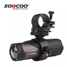 SOOCOO S20W Máy ảnh không thấm nước Máy ảnh dưới nước Thể thao Onderwater Black Cam Bullet cho xe đạp Mũ bảo hiểm xe đạp với hộp màu: Tiêu chuẩn với 64G