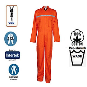 Bộ áo liền quần bảo hộ 100% cotton SEAVIEW Zip