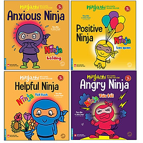 [Download Sách] Combo Ninja Nhí - Rèn Luyện Tư Duy Tích Cực ( Bộ 4 cuốn )