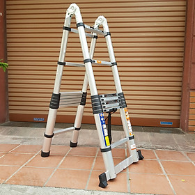 Mua Thang nhôm rút chữ A (2 8m+2 8m)