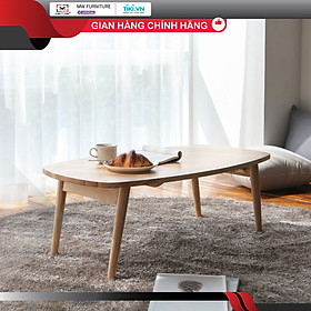 BÀN SOFA CHÂN GẤP [SIZE 75x44] HÀN QUỐC MÀU GỖ - TABLE B NATURAL 75x44