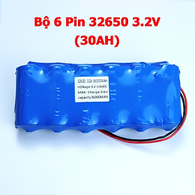Mua Bộ 6 Pin sắt LiFePO4 32650 3.2V kèm mạch bảo vệ 1S cho đèn năng lượng mặt trời 200W 300W 30Ah 36Ah