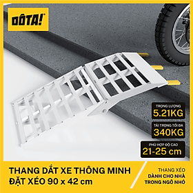 DÔTA Thang Dắt Xe Máy Thông Minh Đặt Xéo (cho thềm cao từ 21 đến 55 cm)