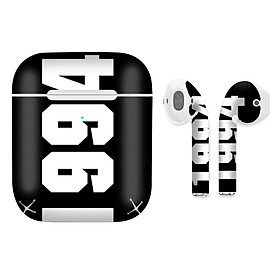 Mua Miếng dán skin chống bẩn cho tai nghe AirPods in hình thiết kế - atk069 (bản không dây 1 và 2)