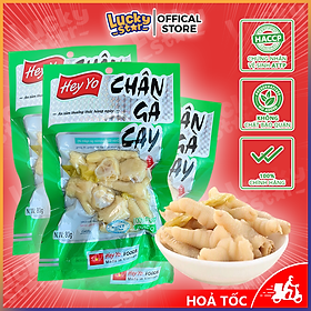 Chân gà cay sả ớt Việt Nam - đồ ăn vặt siêu ngon gói 80g