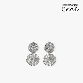 CECI - Khuyên tai nữ dáng thả hình tròn  độc đáo CC1-08000042