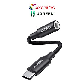 Cổng chuyển đổi Ugreen USB-C to 3.5mm Audio Cable AV161 - Hàng chính hãng