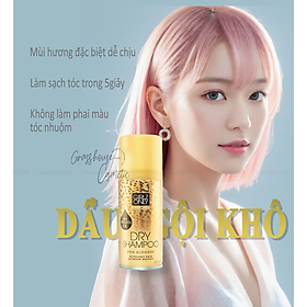 Dầu Gội Khô Giúp Tóc Sạch Gàu Và Bồng Bềnh Girlz Only For Blondes 100ml (Vàng)