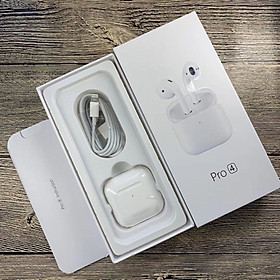 Tai nghe không dây Lanith Air Pro 4 Bluetooth 5.0 đổi tên, định vị, cảm biến siêu nhạy - Tai nghe bluetooth - Hàng nhập khẩu - TAI0PRO4W