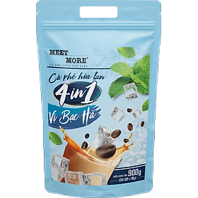 Cà phê hòa tan vị bạc hà 4in1 - 18g x 50 gói – Meet More Coffee