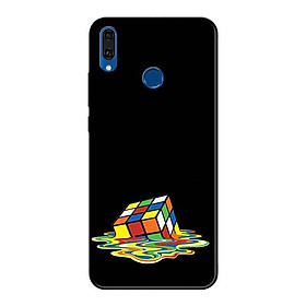 Ốp Lưng in cho Huawei Y9 2019 Mẫu Rubik Màu Nước - Hàng Chính Hãng