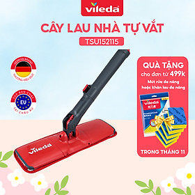 Cây lau nhà VILEDA UltraMax Easy Twist đầu lau hình chữ nhật, vắt nước tiện lợi