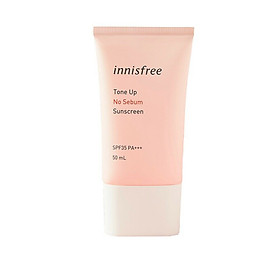 Kem Chống Nắng Nâng Tông Kiềm Dầu Innisfree Tone Up No Sebum Sun Screen Cream SPF 50+ PA++++ 50ml