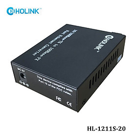 Hình ảnh Bộ chuyển đổi quang điện Ho-Link HL-1211S-20 | 2 sợi quang 10/100 - Hàng Chính hãng