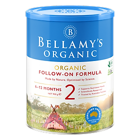 Sữa Bột Bellamy's Organic Số 2 (900g)