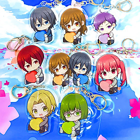 ( Mica trong acrylic ) Móc khóa in hình HORIMIMYA ver ÔM TIM anime chibi xinh xắn (MẪU GIAO NGẪU NHIÊN)