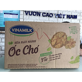 COMBO 6 LỐC SỮA ĐẬU NÀNH VINAMILK HẠT ÓC CHÓ - LỐC 4 HỘP X 180ML