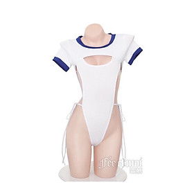 Bodysuit Học Sinh Nhật Bản Dễ Thuơng FM7977 - Cosplay Nữ Sinh Dây Thắt Hông lả Lơi Sexy