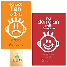 Hình ảnh Combo Đời Đơn Giản Khi Ta Đơn Giản và Đừng Để Tiền Làm Rối Đời Ta ( Tặng Kèm Sổ Tay Xương Rồng)