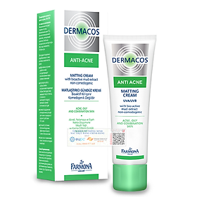 Farmona Dermacos Kem Giảm Bóng Nhờn Ngừa Mụn Chứa Bùn Hoạt Tính - Farmona Dermacos Anti-Acne Matting Cream 50ml