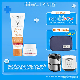 Bộ Kem Chống Nắng Ngăn Ngừa Các Dấu Hiệu Lão Hóa Vichy Capital Soleil Anti-Age
