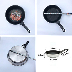 Mua Chảo chống dính bếp từ Fivestar 3 đáy cao cấp 16cm - 28cm - Hàng nhập khẩu