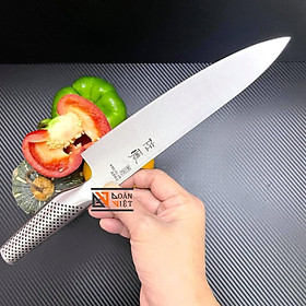 Mua DAO THÁI CÔNG NGHỆ NHẬT ĐẲNG CẤP sản xuất bởi thép SATO SIÊU BÉN - ĐÚC NGUYÊN KHỐI Mẫu Mới BAO ĐẸP. Dụng cụ nhà bếp chuyên dùng thái Sashimi  phi lê mỏng - Hàng Nội Địa Nhật - Mũi Vuông