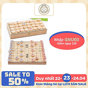 Bộ bàn cờ tướng gỗ hộp cờ tướng