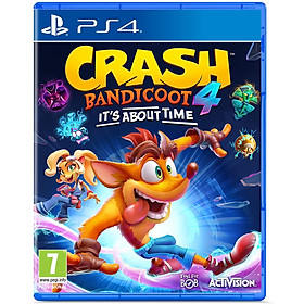 Đĩa Game Ps4&Ps5 Crash Bandicoot 4: It’s About Time - Hàng Nhập Khẩu