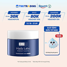 Kem dưỡng trắng Hada Labo Perfect White Tranexamic Acid Cream 50g