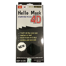 Khẩu trang 4D kháng khuẩn Hello Mask Fashion - Premium