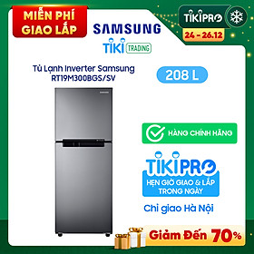 Tủ lạnh Samsung Inverter 208 lít RT19M300BGS/SV