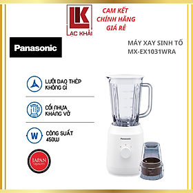 Mua Máy xay sinh tố Panasonic MX-EX1031WRA (3 cối) - Công suất 450W - 1L - Cối nhựa kháng vỡ - Lưỡi dao thép không gỉ - Hàng chính hãng - Bảo hành 12 tháng