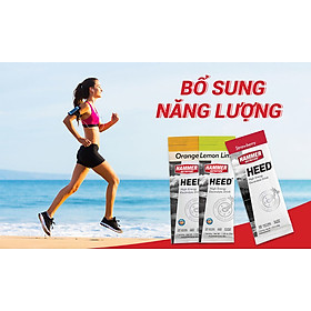 Combo 3 Gói Bột Điện Giải Thể Thao Heed - Cung cấp nguồn năng lượng bền bỉ kéo dài suốt buổi tập (Mix Vị)