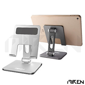 Mua Giá Đỡ Điện Thoại Ipad Mini Hợp Kim Nhôm Nguyên Khối - 2 Trục Điều Chỉnh Góc Độ Cao Thấp Tùy Thích - Gấp Gọn Tiện Lợi - Hàng Chính Hãng