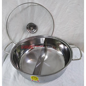 Mua nồi lẩu inox 2 ngăn Tiến Thành   nồi lẩu inox 2 ngăn  nổi lẩu inox cao cấp 2 ngăn sử dụng được trên tất cả các loại bếp