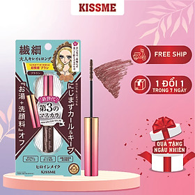 Mascara Siêu Bền Chống Trôi Làm Tơi Và Dày Rậm Làn Mi Mỏng Kissme Heroine  (2 Màu)