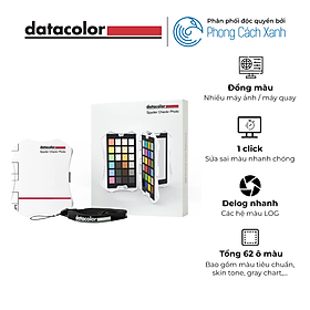 Mua Cân màu cảm biến máy chụp / máy quay Datacolor Spyder Checkr Photo V2 - Hàng Chính Hãng