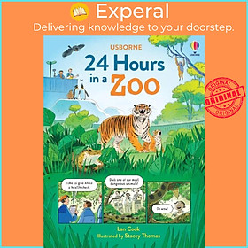 Sách - 24 Hours in a Zoo by Anastasia Thomas (UK edition, hardcover)