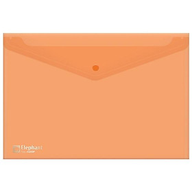 Bìa Nút Nhựa Elephant 425F - Màu Cam