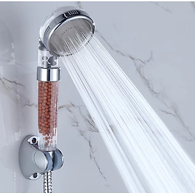 Vòi tắm hoa sen KG60 tăng áp lực công nghệ mới có hạt lọc hoạt tính, vòi tắm với chất liệu inox304- Hàng chính hãng