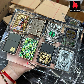 Khay Mica trưng bày và bảo quản Zippo 8 ô