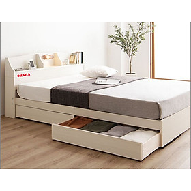 Giường ngủ cao cấp HMR lõi xanh chống ẩm OHAHA 002 - White bed