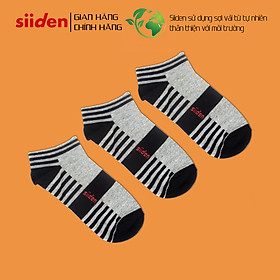 Combo 3 đôi tất cổ ngắn nam nữ (unisex) sợi modal thoáng khí khử mùi - CB3U001