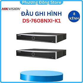 Mua Đầu ghi hình camera IP 8 kênh HIKVISION DS-7608NXI-K1/8P Tích hợp 8 cổng PoE  .-Hàng chính hãng