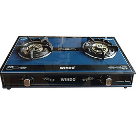 Mua Bếp Gas Đôi mặt kiếng cao cấp Windo   điếu gan  chén đồng W8080 - Hàng Chính Hãng