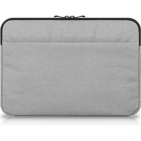 Túi Đựng Laptop Macbook Air, Pro Cao Cấp 14 -15  inch Chống Sốc 2 Ngăn Hàng Chính Hãng Helios Mẫu HL302 - Ghi