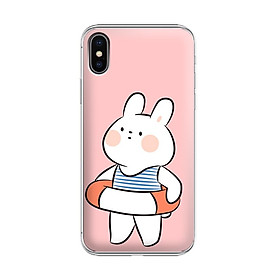 Ốp lưng dẻo cho điện thoại Iphone X/ XS - 01015 7903 RABBIT01 - Hàng Chính Hãng