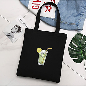 Túi xách vải bố, mỏng, nhẹ nhàng, xinh xắn, đựng được giấy A4, thiết kế đơn giản, thời trang (Nhiều mẫu để chọn)