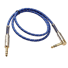 6.35mm 1/4 inch Male to Male TRS Stereo Audio Cable Auxiliary Jack HiFi Audio Cable  for Electric Guitars, Microphones
